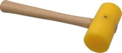 Garland - 7/8 Lb Head Plastic Mallet - 11-1/2" OAL, 12" Long Wood Handle - Caliber Tooling