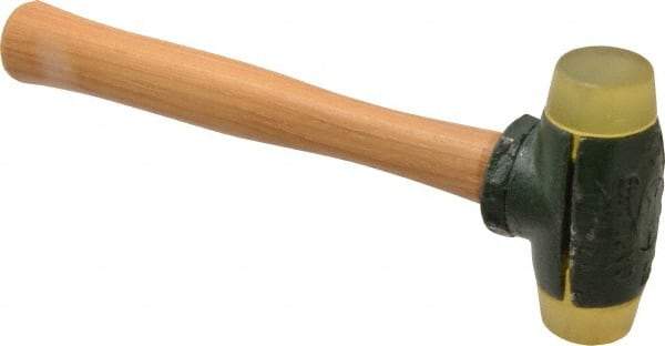 Garland - 1-1/2 Lb Head 1-1/4" Face Urethane Split Head Hammer - Wood Handle - Caliber Tooling