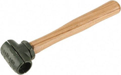 Garland - 1-1/2 Lb Head 1-1/4" Face Malleable Iron Split Head Hammer without Faces - Wood Handle - Caliber Tooling