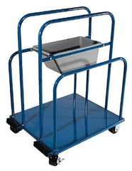 Vestil - 2,000 Lb Capacity Steel Panel Cart - Steel Deck, 26" OAW - Caliber Tooling