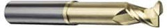 Accupro - 1" Diam 2 Flute Solid Carbide 0.03" Corner Radius End Mill - Caliber Tooling