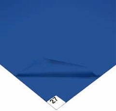 Wearwell - 3' Long x 2' Wide x 1/8" Thick, Dry Environment, Smooth Pattern Clean Room Matting - Tacky Sheets, Blue, 30 Layers per Mat, Series 095 - Caliber Tooling