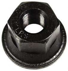 Dorman - 9/16-18 Black Oil Quench Finish Flanged Wheel Nut - 1-1/16" Hex, 1" OAL, 1.6 Diam Flange Seat Angle - Caliber Tooling