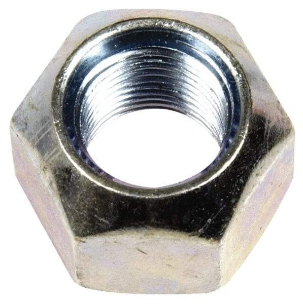 Dorman - 1/2-20 Zinc Finish Open Wheel Nut - 13/16" Hex, 5/8" OAL, 90° Seat Angle - Caliber Tooling