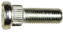 Dorman - 7/16-20 Serrated Bolt Wheel Stud - 0.575" Knurl, 1-3/8" OAL, 5/16" Shoulder Length - Caliber Tooling