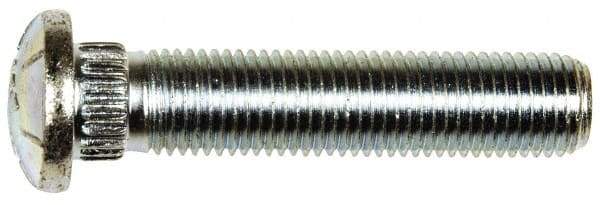 Dorman - 7/16-20 Serrated Bolt Wheel Stud - 0.475" Knurl, 2-1/8" OAL, 3/16" Shoulder Length - Caliber Tooling