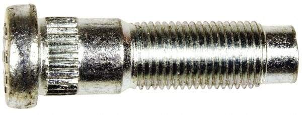 Dorman - 1/2-20 Serrated Bolt Wheel Stud - 0.56" Knurl, 2" OAL, 23/32" Shoulder Length - Caliber Tooling