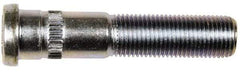 Dorman - 9/16-18 Serrated Bolt Wheel Stud - 0.63" Knurl, 2-25/32" OAL, 1-1/8" Shoulder Length - Caliber Tooling