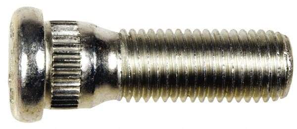 Dorman - M12-1.5 Serrated Bolt Wheel Stud - 14.2mm Knurl, 40mm OAL, 8mm Shoulder Length - Caliber Tooling