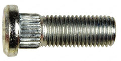 Dorman - M12-1.5 Serrated Bolt Wheel Stud - 12.95mm Knurl, 36mm OAL, 8mm Shoulder Length - Caliber Tooling