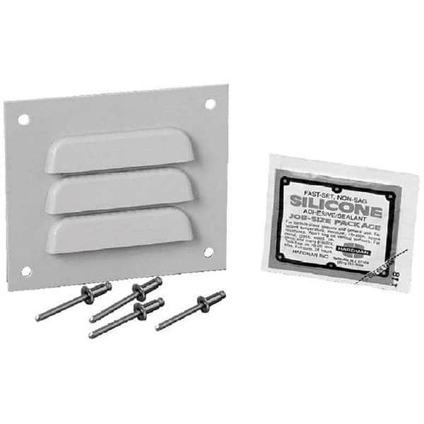 Wiegmann - Electrical Enclosure Accessories For Use With: Enclosures Accessory Type: Louver Plate Kit - Caliber Tooling