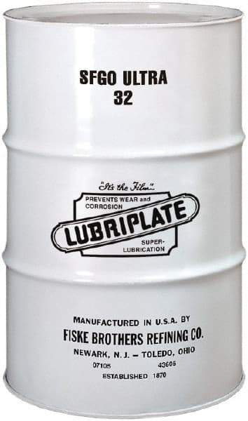 Lubriplate - 55 Gal Drum, ISO 32, SAE 10, Air Compressor Oil - -8°F to 375°, 160 Viscosity (SUS) at 100°F, 46 Viscosity (SUS) at 210°F - Caliber Tooling