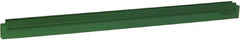 Vikan - 24" Rubber Blade Squeegee Refill - Double Edge, Green, Plastic Holder - Caliber Tooling