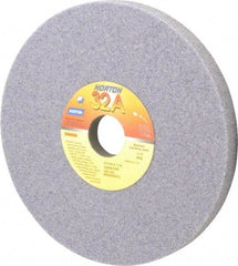 Norton - 8" Diam x 1-1/4" Hole x 3/4" Thick, I Hardness, 46 Grit Surface Grinding Wheel - Aluminum Oxide, Type 5, Coarse Grade, 3,105 Max RPM, Vitrified Bond, One-Side Recess - Caliber Tooling