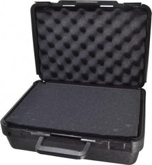 Platt - 13-1/2" Wide x 5-1/2" High, Clamshell Hard Case - Black, Polyethylene - Caliber Tooling