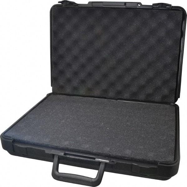 Platt - 16" Wide x 3-1/4" High, Clamshell Hard Case - Black, Polyethylene - Caliber Tooling