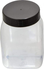 Dynalon Labware - 500 mL Wide-Mouth Bottle - PVC, Clear, 4.33" High x 2.24" Diam, 2.24" Cap - Caliber Tooling