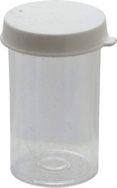 Dynalon Labware - 7 Drams Vial - Polystyrene, Clear, 2" High x 1" Diam, 3/4" Cap - Caliber Tooling