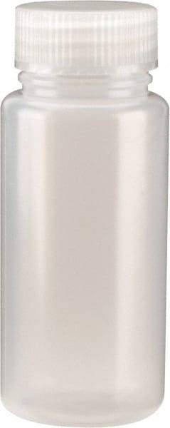 Dynalon Labware - 250 mL Wide-Mouth Bottle - Polyethylene, Translucent, 5.71" High x 2.36" Diam, 3/4" Cap - Caliber Tooling