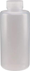 Dynalon Labware - 1,000 mL Wide-Mouth Bottle - Polyethylene, Translucent, 8.23" High x 3.54" Diam, 3/4" Cap - Caliber Tooling