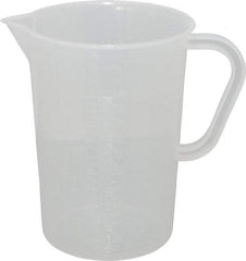 Bel-Art - 1,000 ml Polypropylene Graduated Pitcher - 50 ml Graduation, x 6-1/2" High - Caliber Tooling