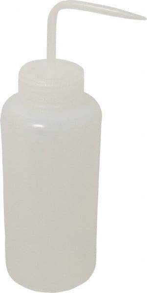 Bel-Art - 32 oz Wide-Mouth Bottle - Polyethylene, Translucent, 53mm Cap - Caliber Tooling