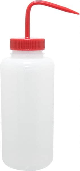 Bel-Art - 32 oz Wide-Mouth Bottle - Polyethylene, Translucent, 53mm Cap - Caliber Tooling