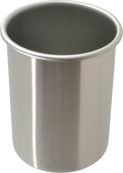 VOLLRATH - Round, Chrome Stainless Steel Food Storage Container - 5.8" High x 4.1" Wide - Caliber Tooling