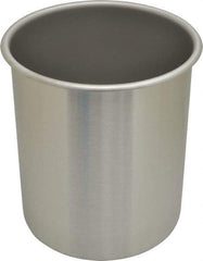 VOLLRATH - Round, Chrome Stainless Steel Food Storage Container - 8.6" High x 7.3" Wide - Caliber Tooling