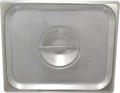 VOLLRATH - 12.8" Long x 10.4" Wide, Rectangular Stainless Steel Lid - Use with Food Pan - Caliber Tooling