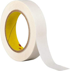 3M - 1" x 36 Yd Acrylic Adhesive Double Sided Tape - 3.9 mil Thick, Clear, Polyester Film Liner, Continuous Roll, Series 444 - Caliber Tooling