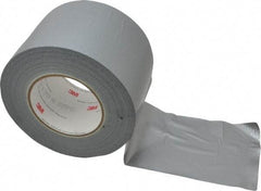 3M - 4" x 55m Silver Duct Tape - 9 mil, Rubber Adhesive, Polyethylene Film Backing, 25 Lb/ln Tensile Strength, 200°F Max, Series 3939 - Caliber Tooling