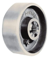 Fairbanks - 6 Inch Diameter x 2-1/2 Inch Wide, Ductile Iron Caster Wheel - 3,500 Lb. Capacity, 2-3/4 Inch Hub Length, 1 Inch Axle Diameter, Roller Bearing - Caliber Tooling