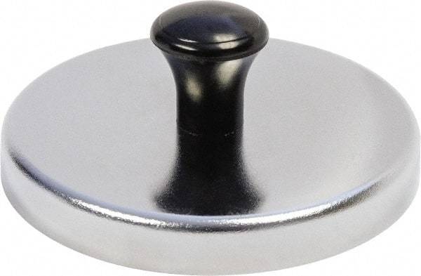 Mag-Mate - 3-3/16" Diam Magnetic Print Holder - Round, 1-3/16" High, 47.5 Lb Average Magnetic Pull - Caliber Tooling