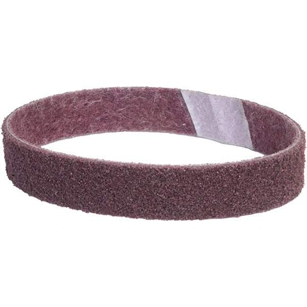 Norton - 1" Wide x 18" OAL, Aluminum Oxide Abrasive Belt - Aluminum Oxide, Medium, Nonwoven, Cloth Backing - Caliber Tooling