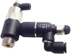 Legris - Speed & Flow Control Valves   Valve Type: Piloted Non-Return w/Flow Regulator & Exhaust    Male Thread Size: 3/8 - Caliber Tooling