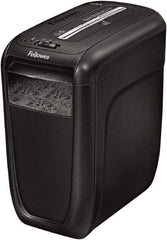 FELLOWES - 5/32 x 1-1/2" Strip, Cross Cut Manual Shredder - 14-5/8" Long x 9.2" Wide x 16" High, Level 3 Security, 6 Gal Wastebasket - Caliber Tooling