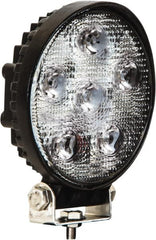 Buyers Products - 12 to 24 Volt, Clear Flood Beam Light - 1.5 Amps, 1,350 Lumens, 6 LED Lamp - Caliber Tooling