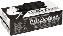 PRO-SAFE - 100 Piece Pack, Size 2XL, 5 mil, Industrial Grade, Powder Free Nitrile Disposable Gloves - Exact Industrial Supply