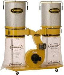 Jet - 115/230 Volt Dust Collector - 236 CFM Air Flow, 10-1/2" Static Pressure Water Level - Caliber Tooling