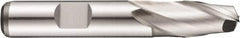 DORMER - 19mm Diam, 19mm LOC, 2 Flute Powdered Metal Keyway End Mill - Spiral Flute, Uncoated, 16mm Shank Diam, 79mm OAL, 30° Helix, Centercutting - Caliber Tooling