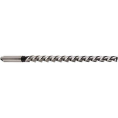 DORMER - 1mm Pin, 0.0575" Diam, 0.0315" Small End, 1.4mm Diam Tanged Shank, 33mm Flute, Taper Pin Reamer - Caliber Tooling