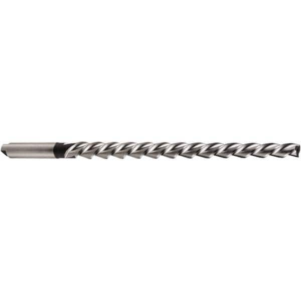 DORMER - 8mm Pin, 0.4255" Diam, 0.3113" Small End, 10mm Diam Tanged Shank, 145mm Flute, Taper Pin Reamer - Caliber Tooling