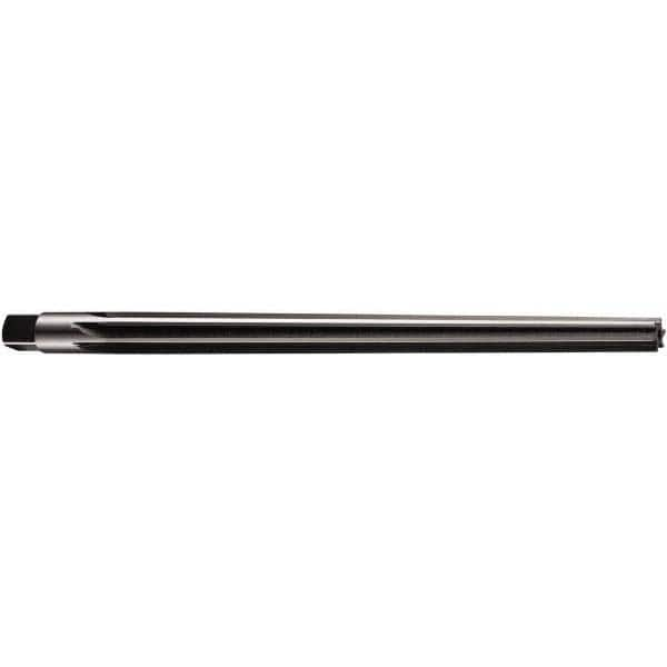 DORMER - 10mm Pin, 0.528" Diam, 0.3901" Small End, 13.3mm Diam Straight Shank, 175mm Flute, Taper Pin Reamer - Caliber Tooling