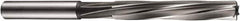 DORMER - 3mm High Speed Steel 4 Flute Chucking Reamer - Spiral Flute, 2.98mm Straight Shank, 31mm Flute Length, 62mm OAL - Caliber Tooling