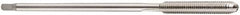 DORMER - M14x2.00 Metric Coarse 6H 3 Flute Bright Finish Cobalt Straight Flute Machine Tap - Taper, Right Hand Thread, 200mm OAL, 56mm Thread Length, Oversize - Exact Industrial Supply