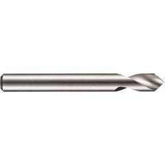 DORMER - 12mm Body Diam, 90°, 102mm OAL, Solid Carbide Spotting Drill - Caliber Tooling