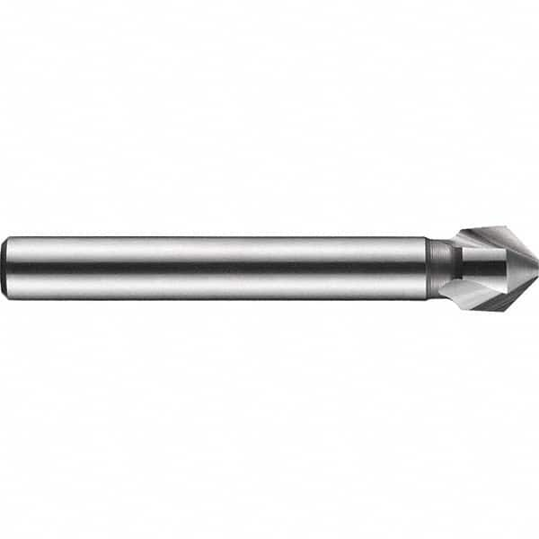 DORMER - 8mm Shank Diam, 3 Flute 90° Solid Carbide Countersink - Caliber Tooling