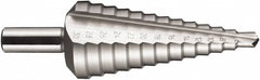 DORMER - 13 Hole Sizes, 6 to 30mm Hole Diam High Speed Steel Step Drill Bit - Caliber Tooling