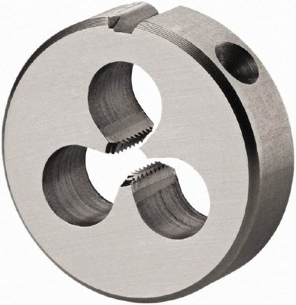 DORMER - M39x4.00 Metric Coarse Thread, High Speed Steel Round Die - 30mm Thick, Right Hand Thread, Series F100 - Exact Industrial Supply